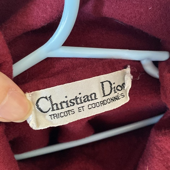 Vintage Christian Dior Sweater 100%Wool - Picture 4 of 10
